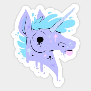 Starry Unicorn - Purple Sticker